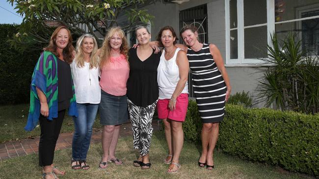 Some of Karen Young’s wonderful school friends have been helping to get her house ready for sale. L-R: Julianne Barter, Liz Coster, Dottie Cameron, Karen Young, Anne Williamson and Jo Jenkins. Photo: Adam Ward