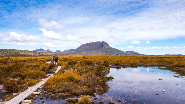 The Cradle Mountain Huts Walk, Tasmania. Picture: Tourism Tasmania