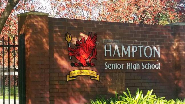 Hampton Senior High School,Perth. Picture: Facebook