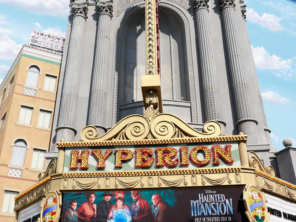 The world premiere of Disney’s Haunted Mansion at the Hyperion Theatre lacked star power. Picture: AFP