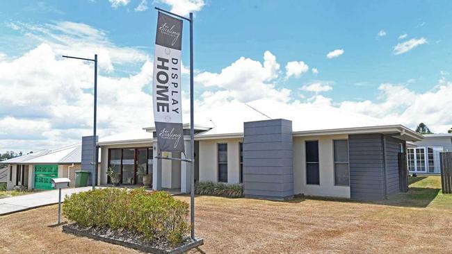 Stirling Homes show home - the company's collapse has left 130 creditors out of pocket. Picture: Troy Jegers
