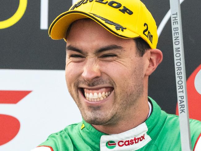 TAILEM BEND, AUSTRALIA - AUGUST 20: Thomas Randle driver of the #55 Castrol Racing Ford Mustang GT during the OTR SuperSprint, part of the 2023 Supercars Championship Series at The Bend Motorsport Park on August 20, 2023 in Tailem Bend, Australia. (Photo by Daniel Kalisz/Getty Images)