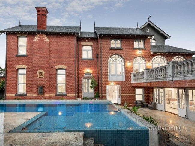 Rumoured to be Glen Iris‘ first residence, Cherry Farm is a grand dame built around 1860 but now blends gothic revival Victorian architecture with a contemporary designer renovation —and is currently on the market. Picture: Supplied