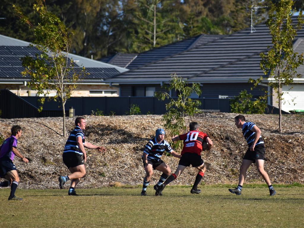 Ben Damen evades a tackle