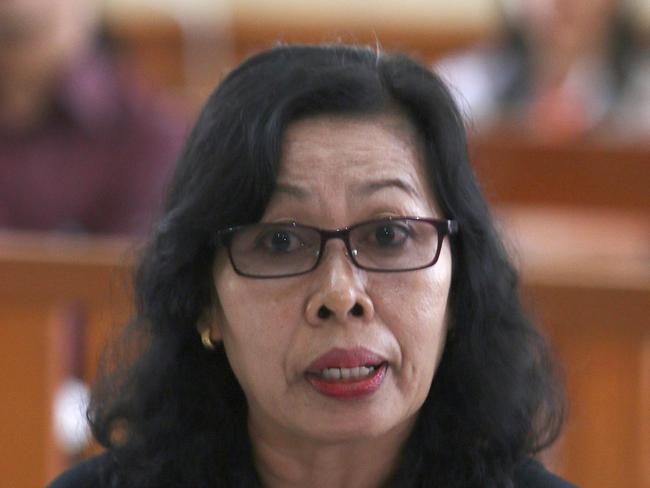 Wayan Sudarsa's wife Ketut Arsini.