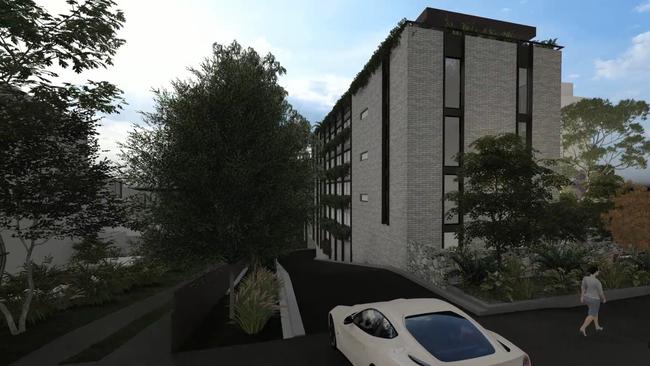 A concept image of a new development in Lindfield that falls within the TOD housing controls.