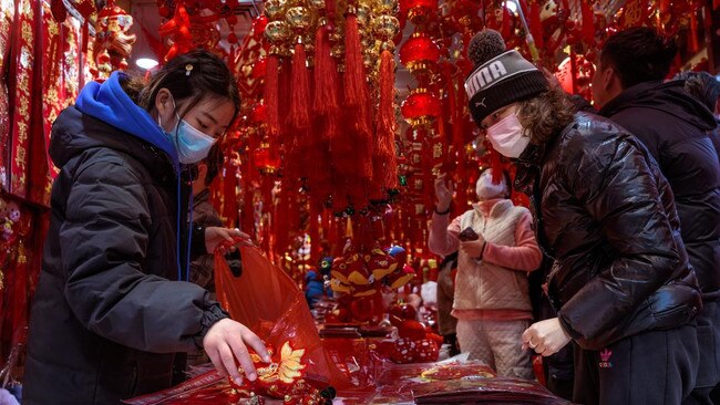 During Chinese new year hundreds of millions travel back to their home towns to celebrate, with 30.2 million having already travelled on Wednesday alone. Picture: Alex Plaveski/EPA/The Times