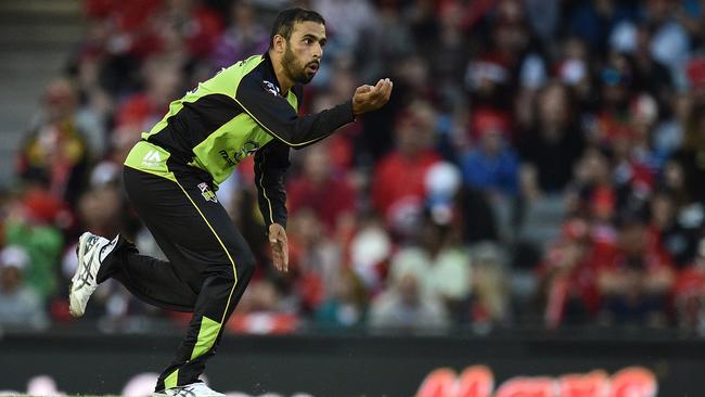 Fawad Ahmed bowled one of the balls of the Big Bash with a stunning leg-break against the Melbourne Renegades.