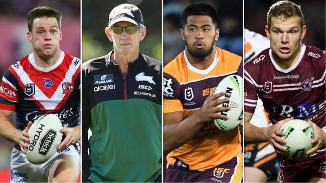 Luke Keary, Wayne Bennett, Payne Haas, Tom Trbojevic.