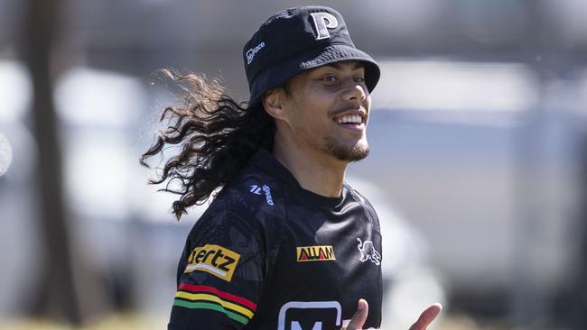 Jarome Luai has resumed training with the Panthers.