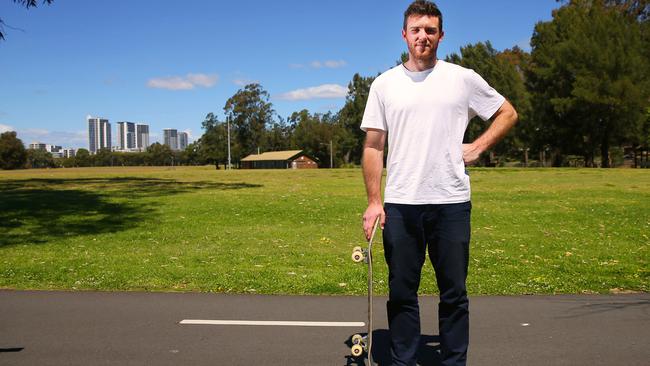 Skateboarder Ben Drayton. Picture: Phil Rogers