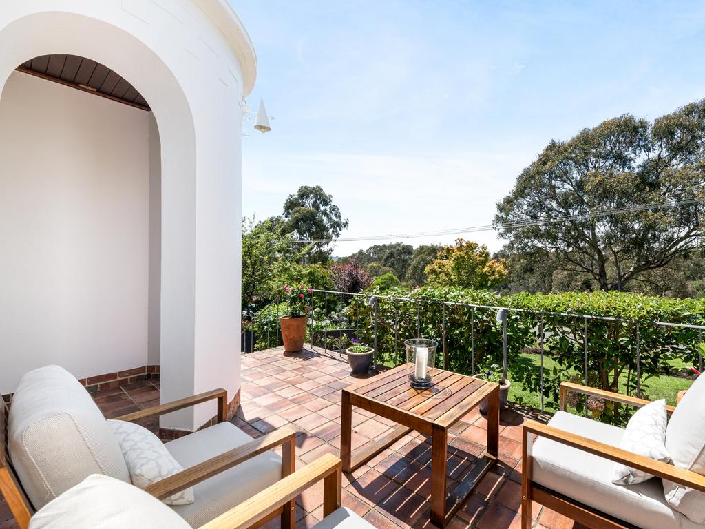 Chill out on the balcony near your own turret.