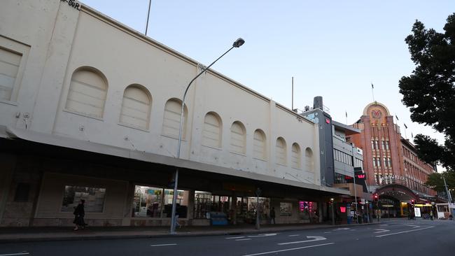 The former Waltons department store on Brunswick St. Picture: Annette Dew