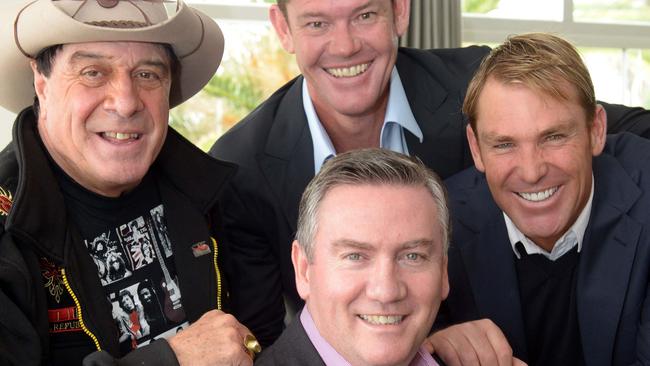 Molly Meldrum, James Packer, Shane Warne and Eddie McGuire.