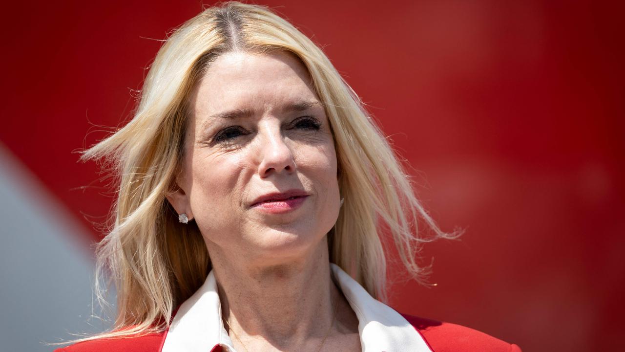 US Attorney-General Pam Bondi said it would be “a heavy lift” for the President to find a legal way to run for another term. Picture: Marco Bello/AFP