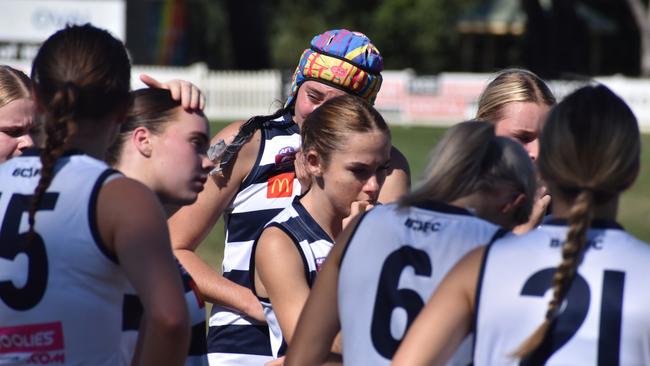 Under-17 Girls division 1 Broadbeach Cats last year. Sunday April 30, 2023. Picture: Nick Tucker