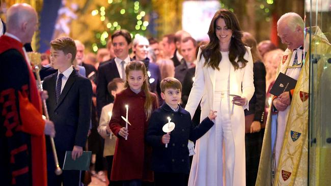 Kate Middleton and the Wales kids haven’t been seen since December. Picture: Chris Jackson/Getty Images