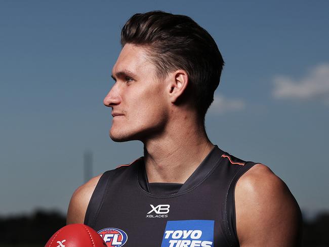 Portrait of  Rory Lobb at the GWS Giants finals media session at Homebush ahead of their final against Sydney. Picture. Phil Hillyard