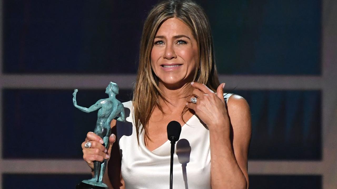 Aniston recently nabbed the award for Outstanding Performance by a Female Actor in a Drama Series at this year’s SAG Awards. Picture: Robyn Beck/AFP