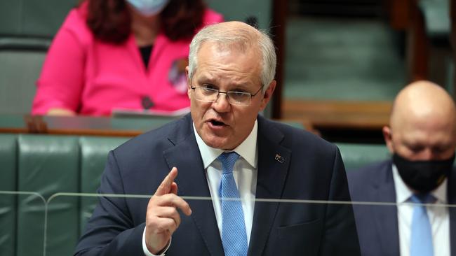 Prime Minister Scott Morrison in Parliament House Canberra. Picture: Gary Ramage / NCA NewsWire