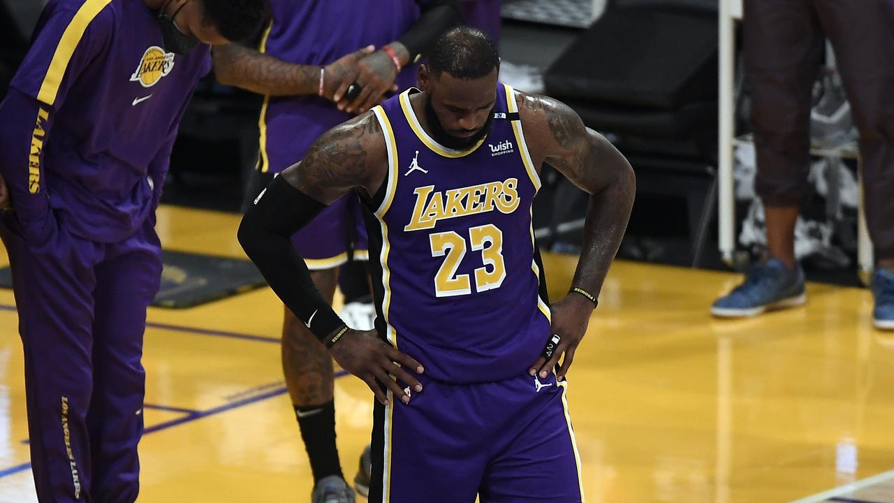 LeBron James finally returned from injury, but couldn’t inspire the Lakers to victory. Getty Images