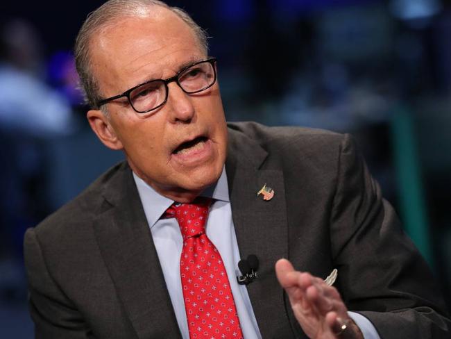 Mr Trump says he is looking at Larry Kudlow “very strongly” for economics job. Picture: Supplied