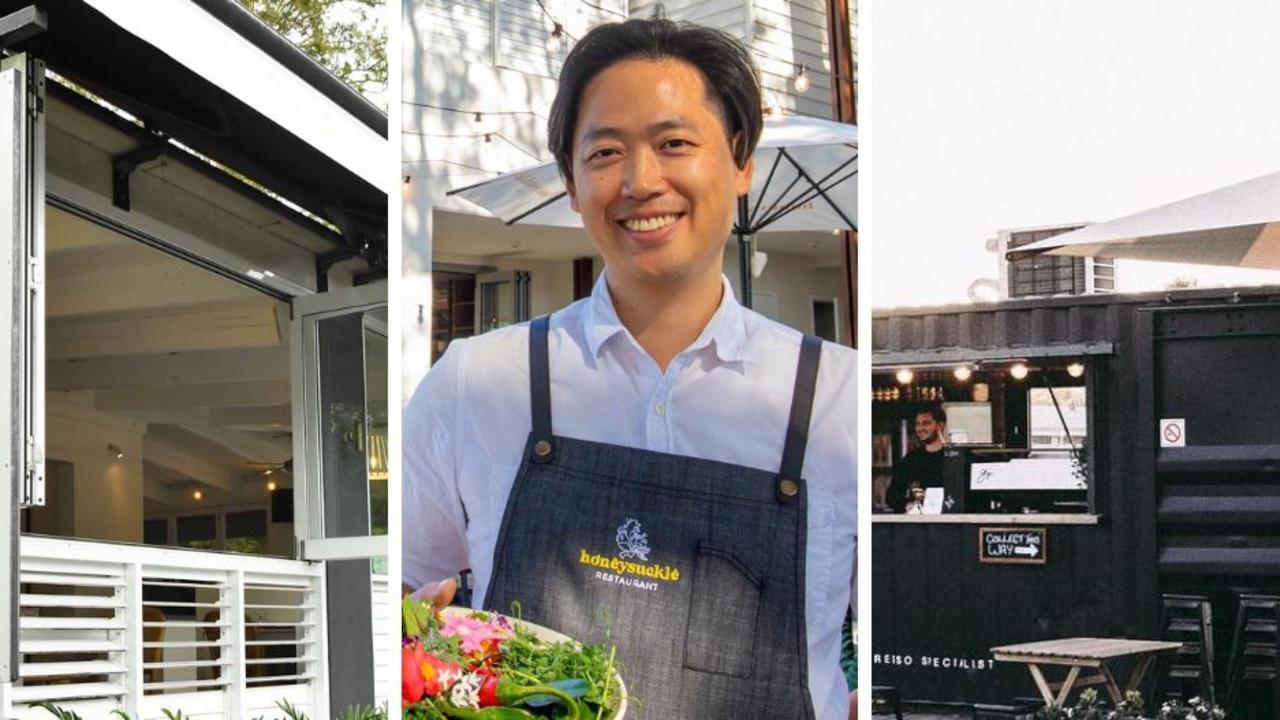 HIDDEN GEMS: (L-R) Eumundi Bungalow, Honeysuckle Buderim, Rue Bourbon in Buderim.