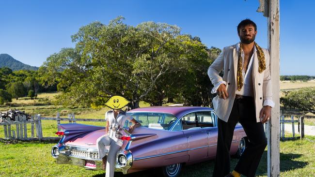 A classic car and a mystery woman were inspirations for the new Dope Lemon album. Picture: supplied