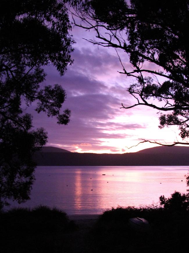 Watching the sun rise at Stewarts Bay Beach House. Picture: Linda Smith