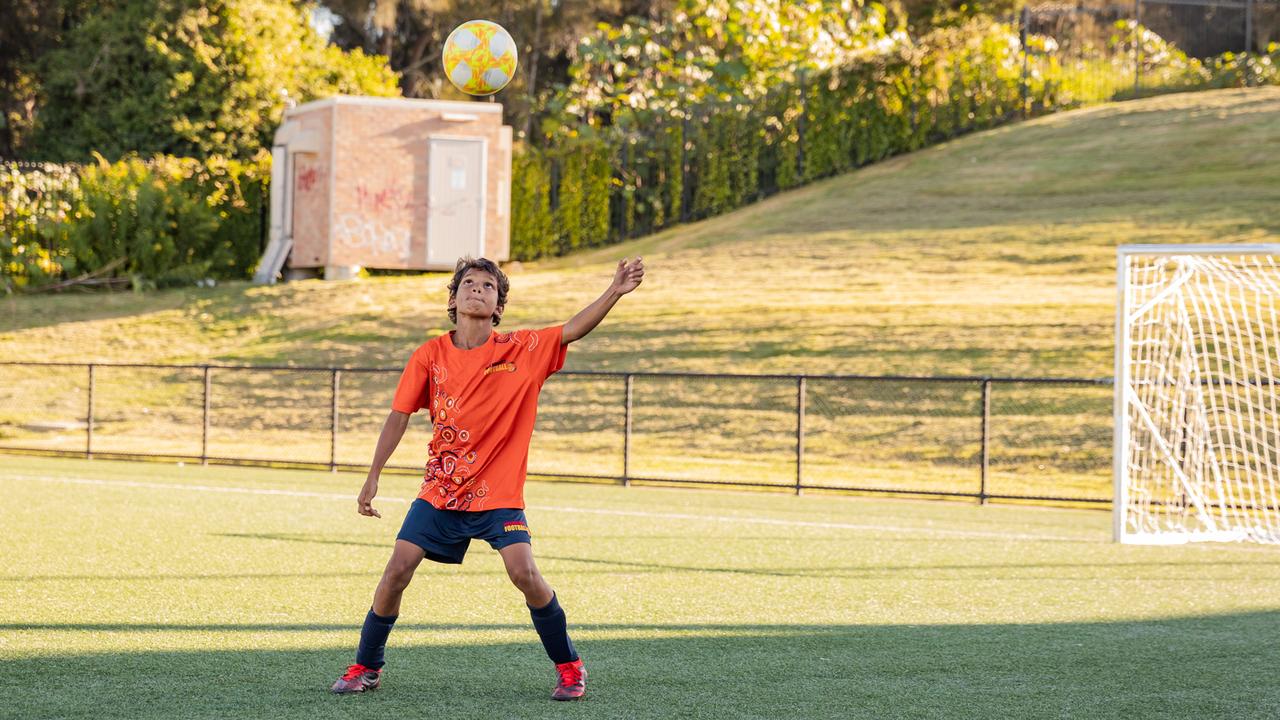 Colin Walsh, a John Moriarty Football Foundation scholarship holder, hopes to one day represent Australia. Picture: Jacqui Manning