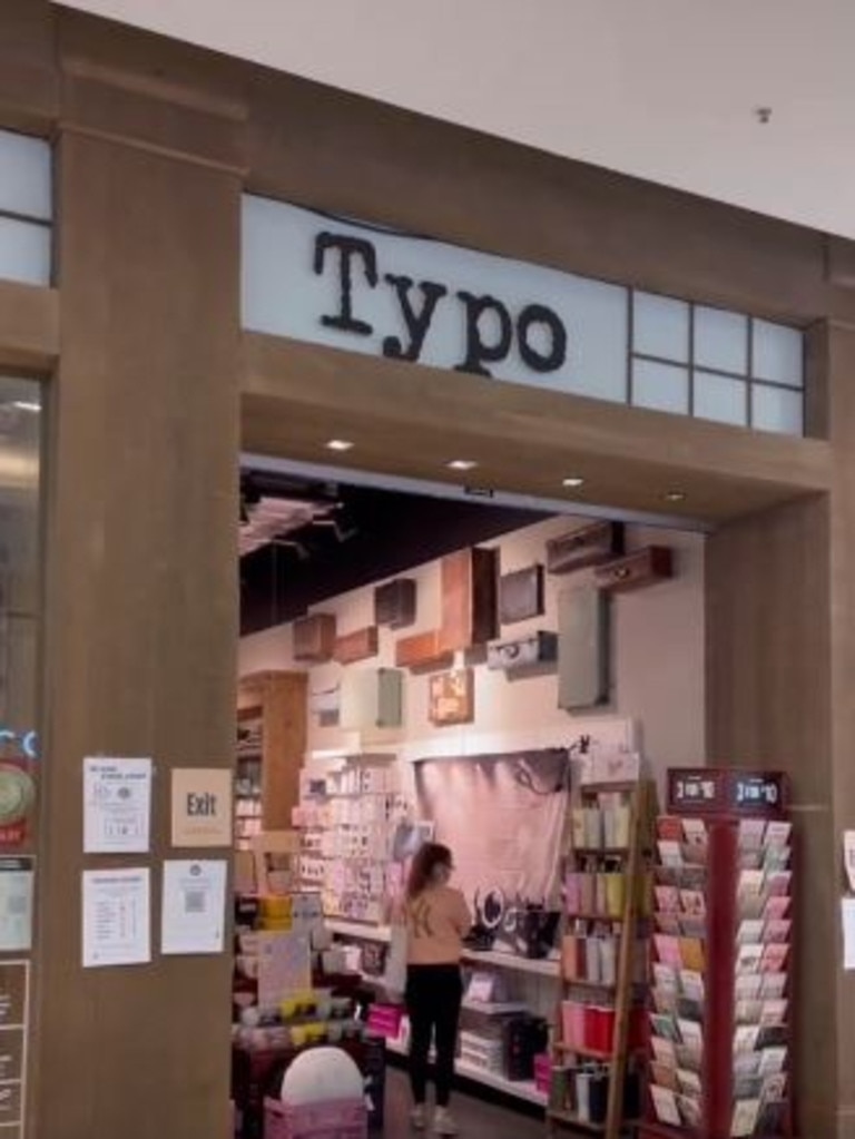 Shoppers could be seen in Typo.