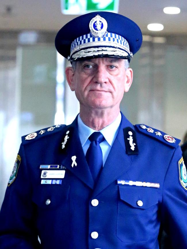 Outgoing NSW Police Commissioner Andrew Scipione.