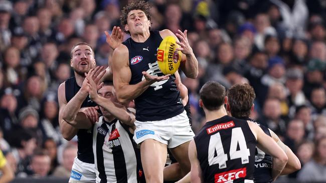 Curnow had a rare off day against Collingwood. Picture: Mark Stewart