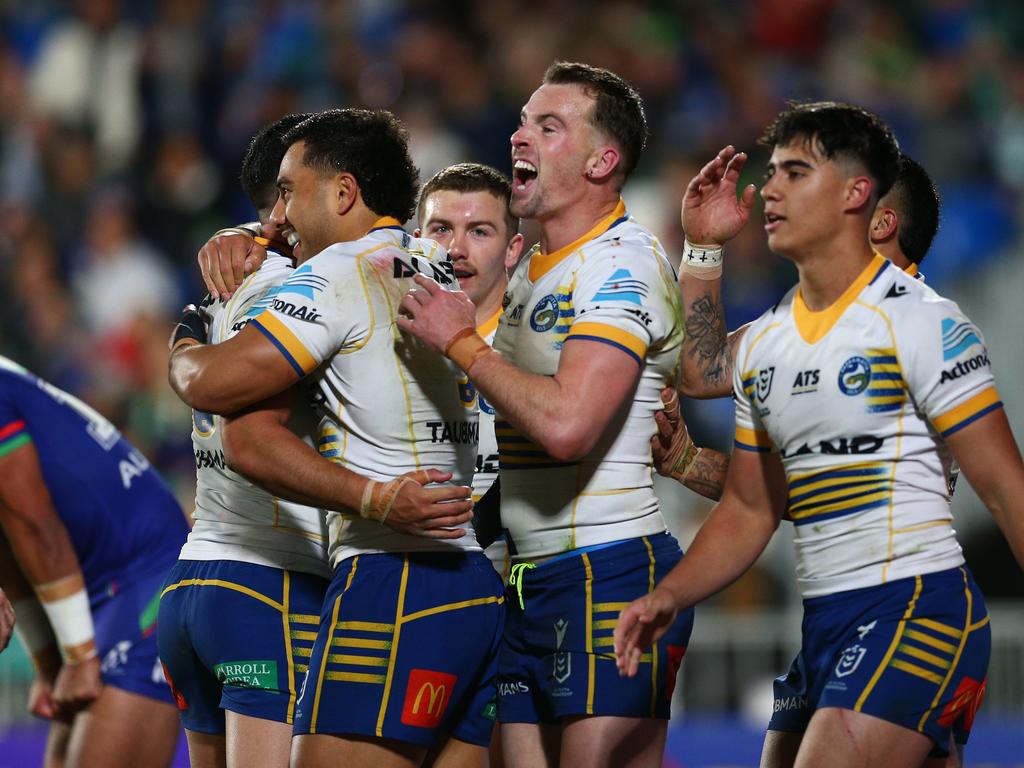 The Eels’ finals hopes may be over, but they dealt a massive blow to the Warriors’ chances/ Picture: NRL Imagery