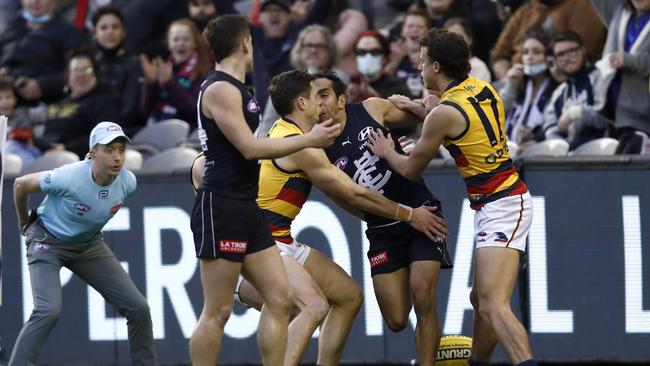 The Crows were unable to contain Eddie Betts. Picture: Getty Images