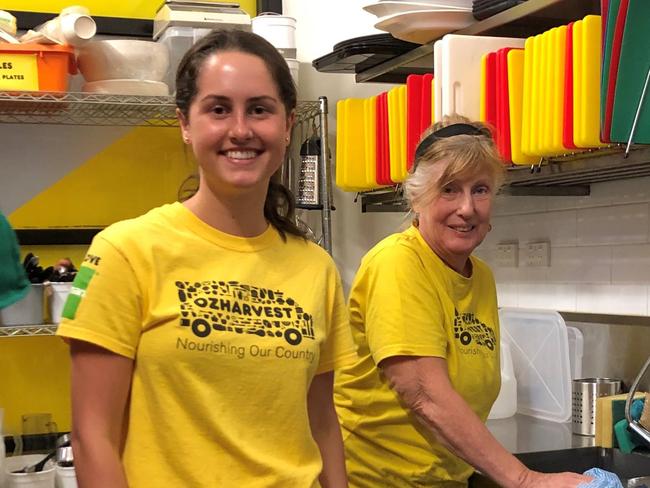 OzHarvest volunteers who were among the beneficiaries of the last round of QCF funding for charities.