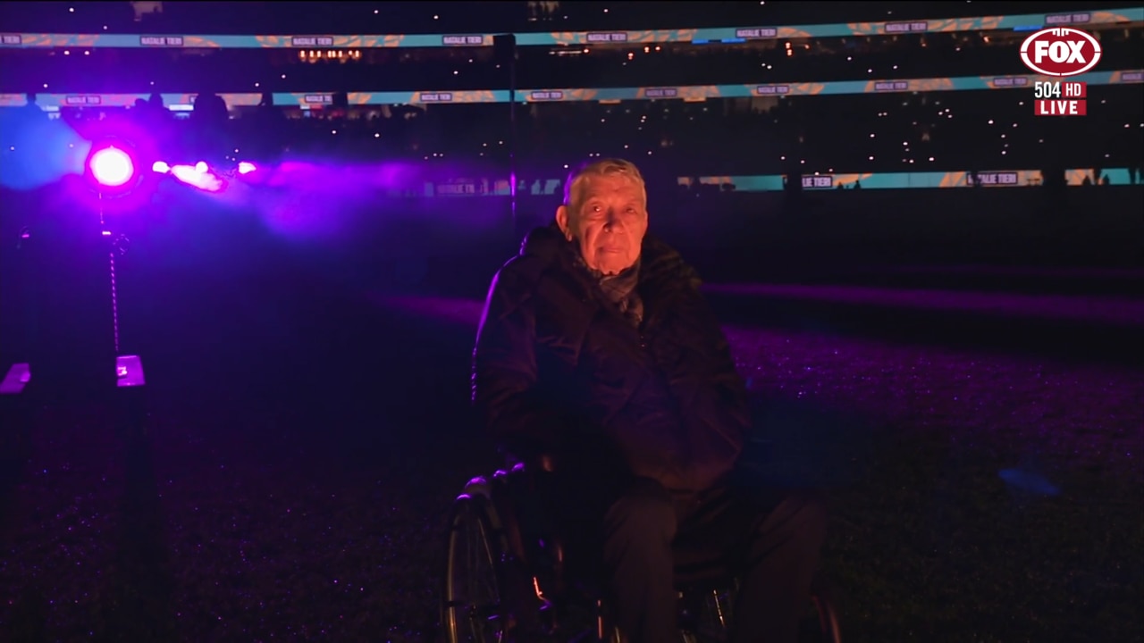 AFL icon Bill Dempsey was among those honoured during the ceremony. Photo: Fox Sports