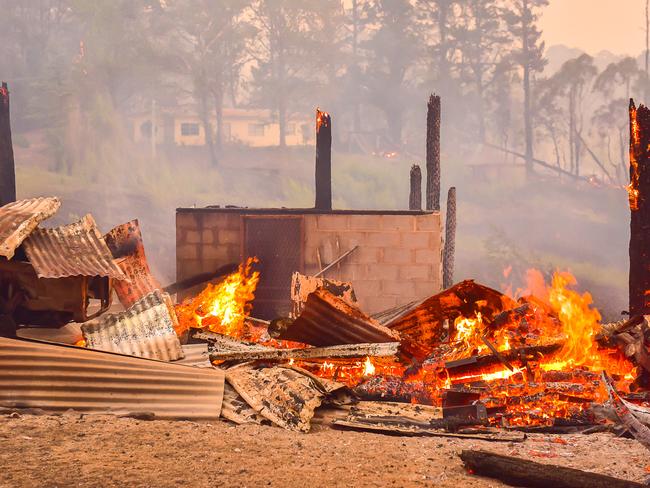 The remains of a house in Bilpin. Picture: Matrix