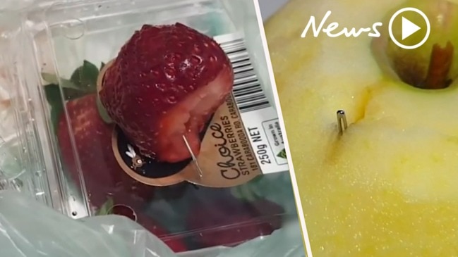 More fruits found with needles inside amidst strawberry needle saga (2018)