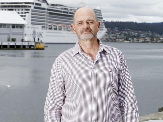 AMA Tasmania President Professor John Burgess is pictured at Hobart's waterfront as the Coronavirus / COVID-19 pandemic escalates.Picture: MATT THOMPSON