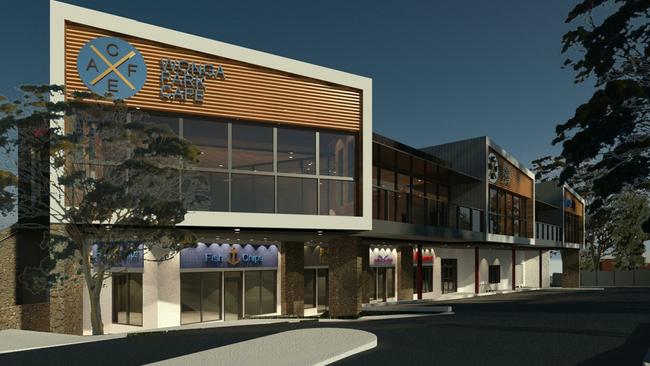 An artist's impression of what the redeveloped Wonga Park Shopping Centre could look like.