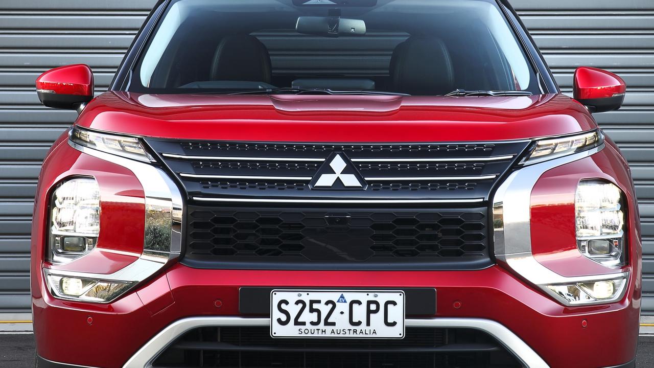 Modern Mitsubishis have bold front-end styling.