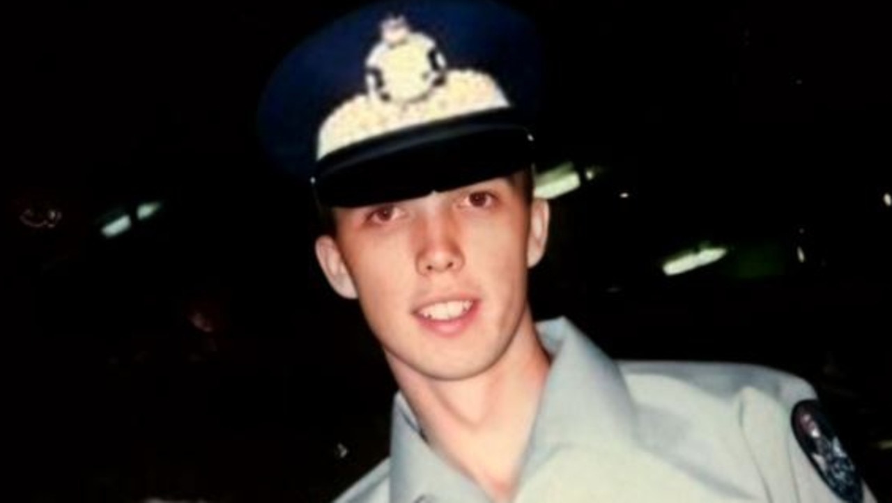 Peter Dutton as a young police officer. Picture: 60 Minutes.
