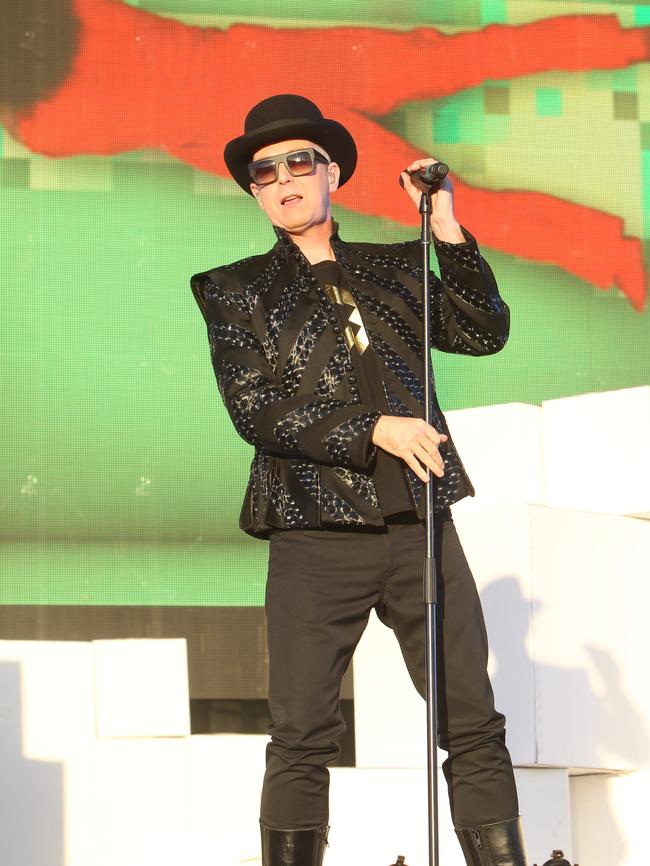 Pet Shop Boys on stage in Sydney 2011. Pic: Supplied