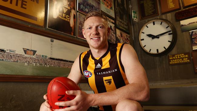 Hawthorn’s James Sicily. Picture: Michael Klein