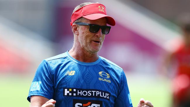 Gold Coast Suns coach Damien Hardwick. Photo: Chris Hyde/Getty Images.