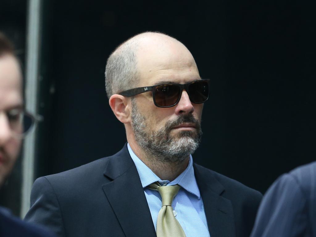 Scientist Justin Howes arrives at Brisbane Magistrates Court on Wednesday. Picture: Zak Simmonds