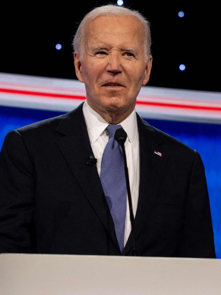 Biden’s performance at the debate has been going viral. Picture: CHRISTIAN MONTERROSA / AFP)