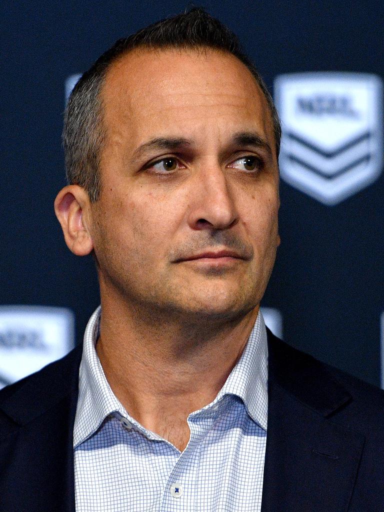 NRL CEO Andrew Abdo. Picture: Dan Himbrechts