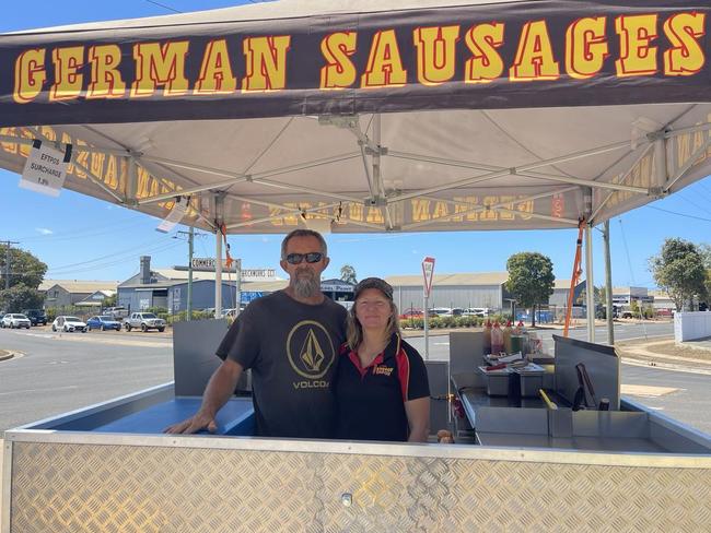 Dez Kross and Sharon Campbell have owned the German sausage Van business for four years, and have expanded into two vans for events.